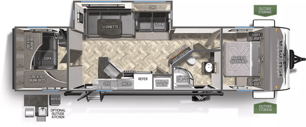 2022 All Season 36' Bunkhouse