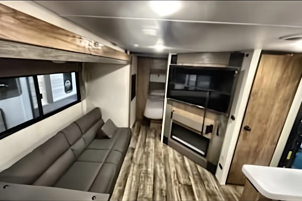 John's Forest River Campsite Reserve 26CJ Travel Trailer
