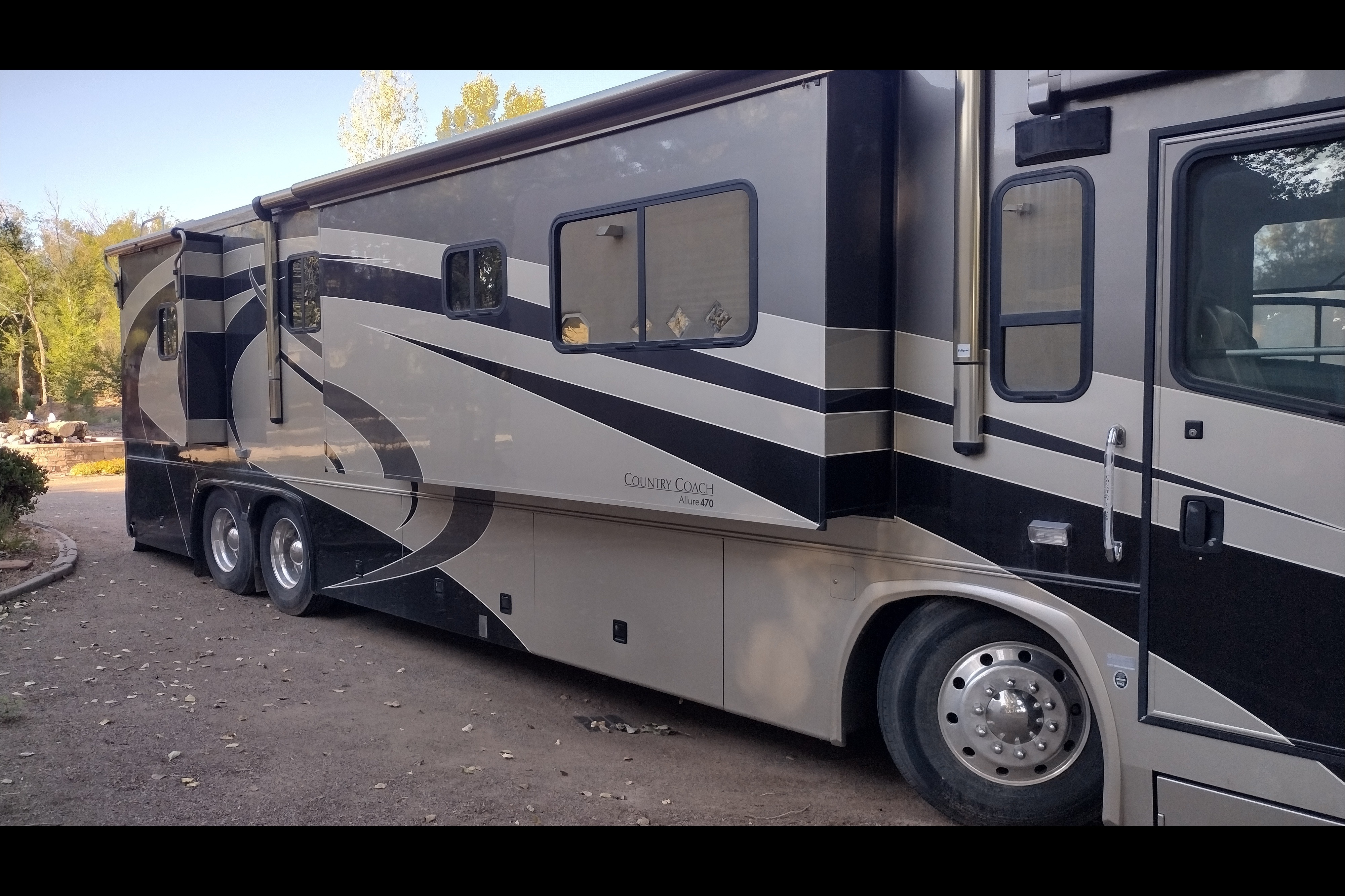 Stella - our luxury motorhome named after our English Mastiff