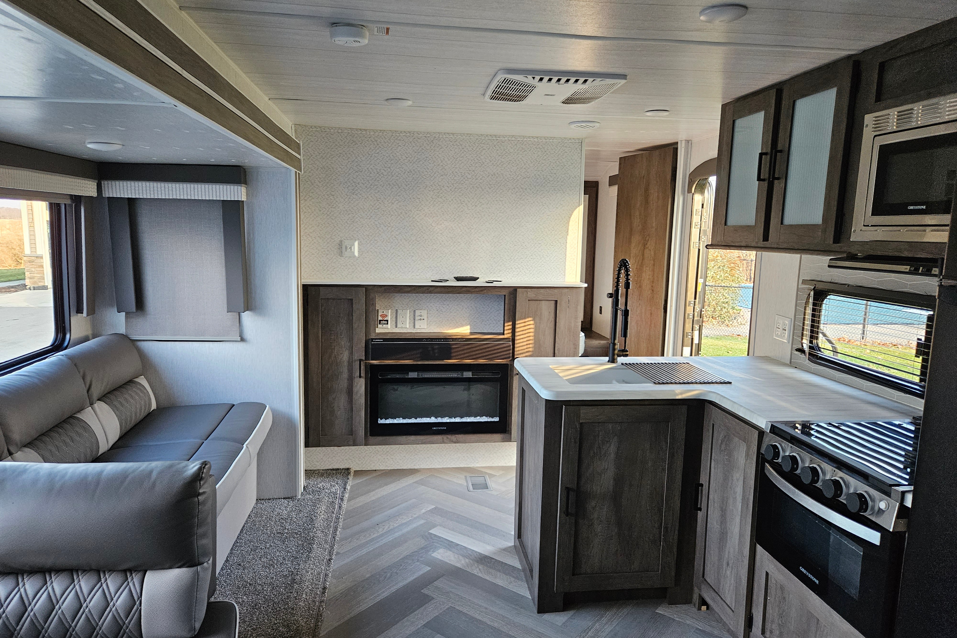 2022 Forest River Wildwood Bunkhouse Outdoor Kitchen
