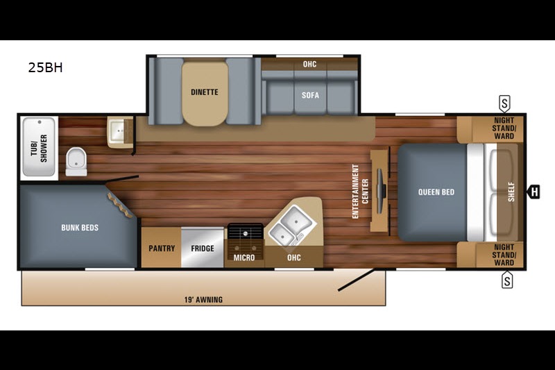 Darby's Jayco JayFeather 25BH Travel Trailer