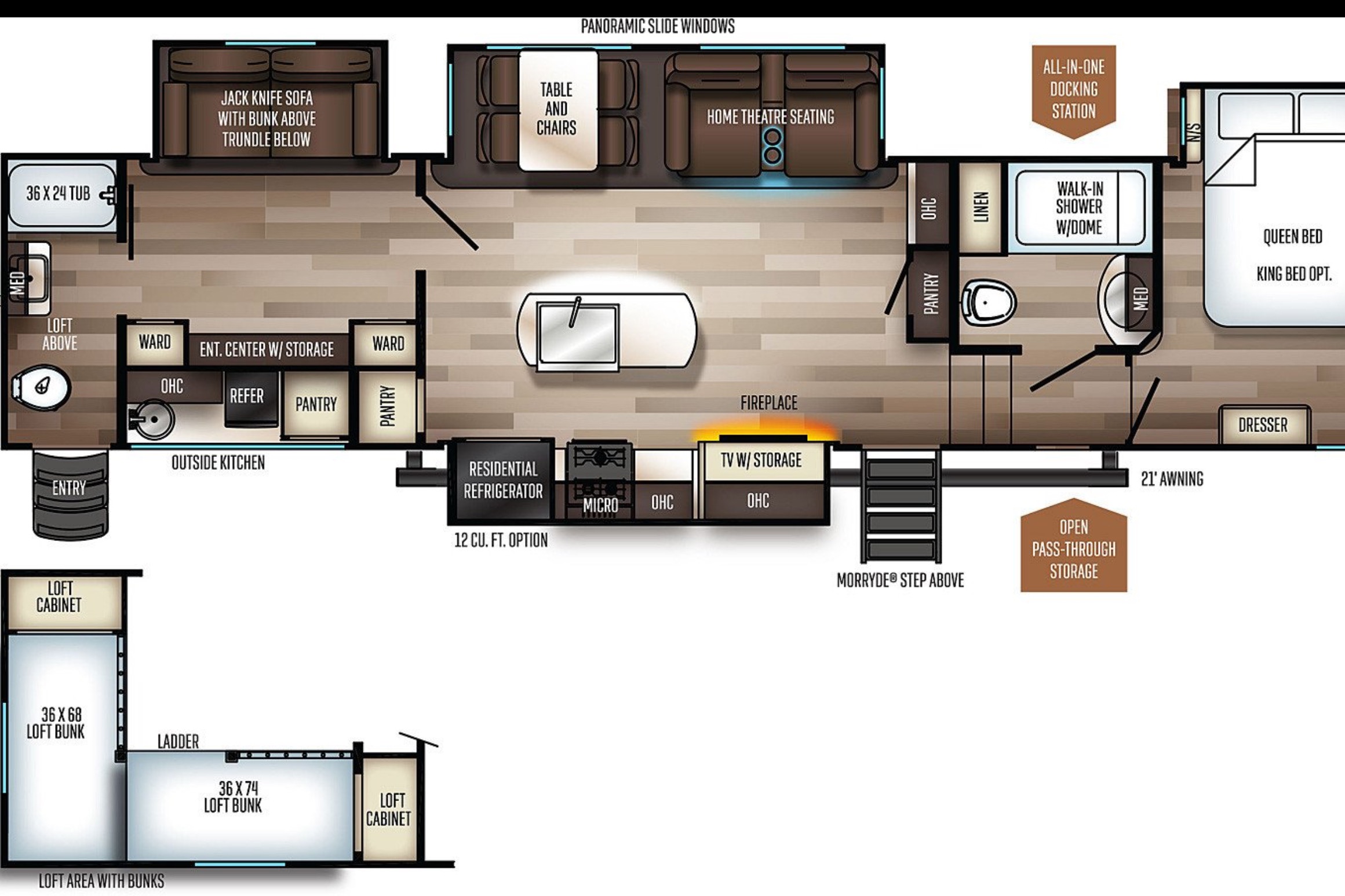 Inn at the Woods: Forest River Sabre 38 DBQ Fifth Wheel