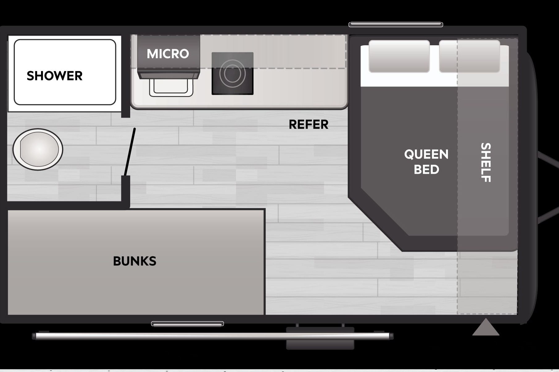 Light Weight Coleman 13B Travel Trailer