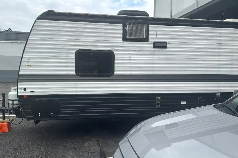 Simon  and Nareman's Coleman Hideout Travel Trailer