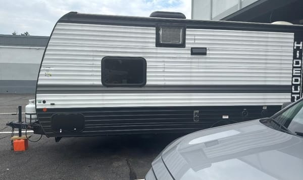 Simon and Nareman's Coleman Hideout Travel Trailer