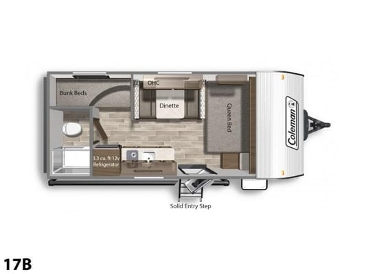 Lin's Coleman 17B Travel Trailer