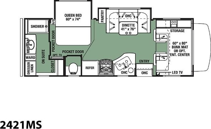 Rv Rentals Way of Life's Forester 2421MS CMF1