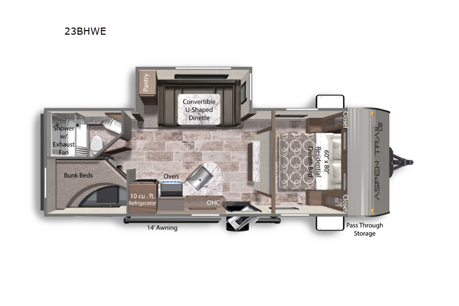 Carefree's Dutchmen Aspen Trail LE 23BH Travel Trailer
