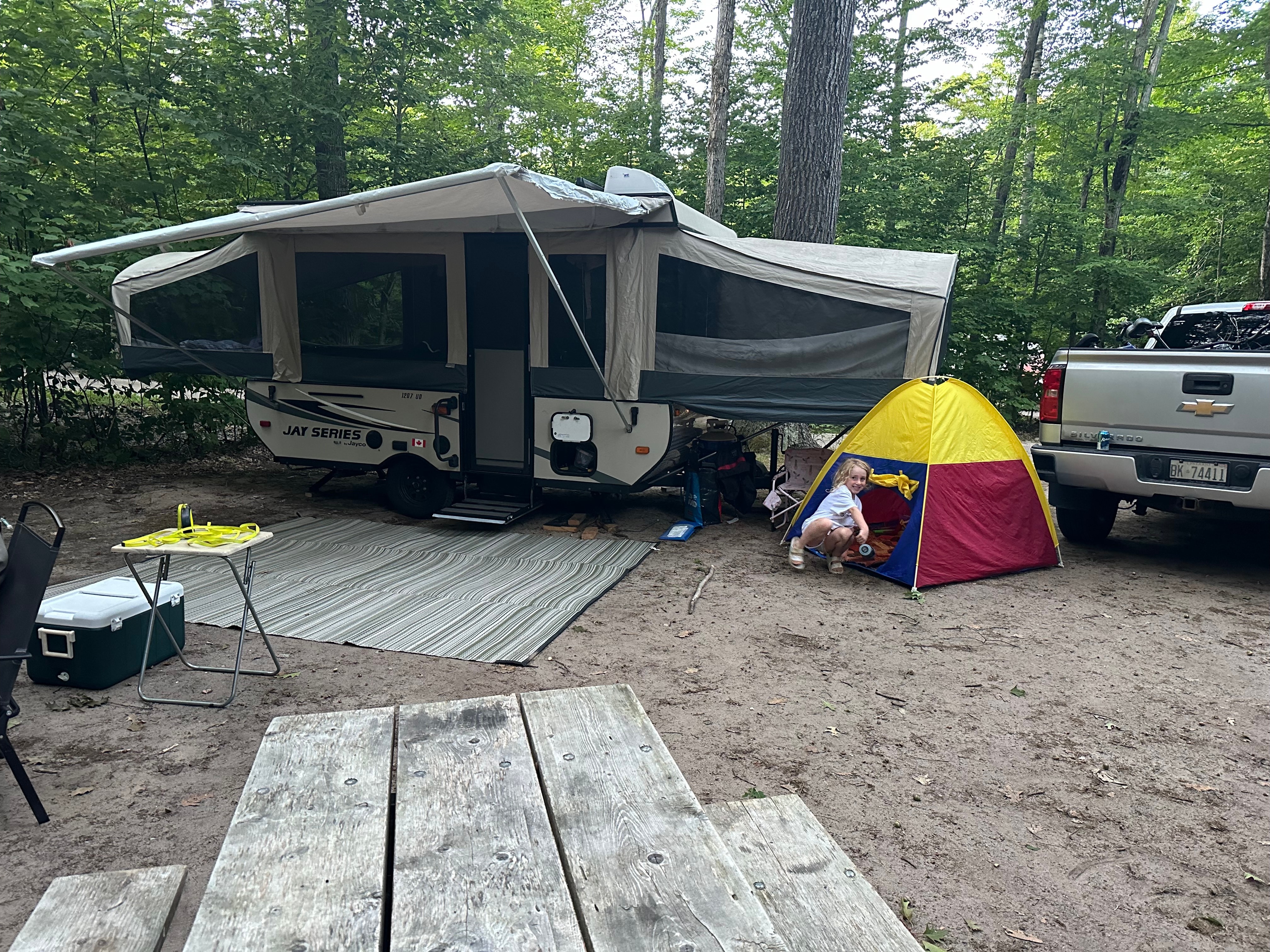 The pack-n-nap tent trailer