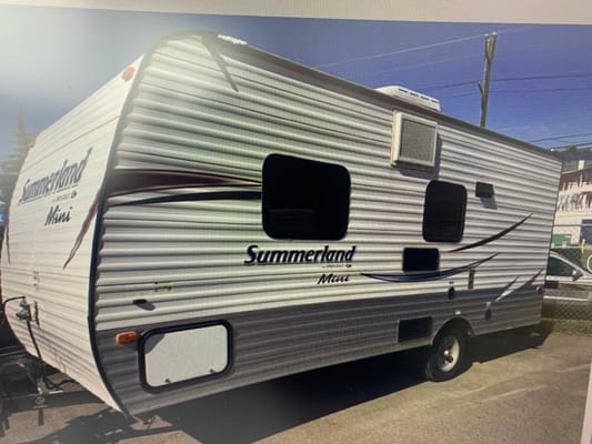 Greg's Springdale Sumerland mini Travel Trailer
