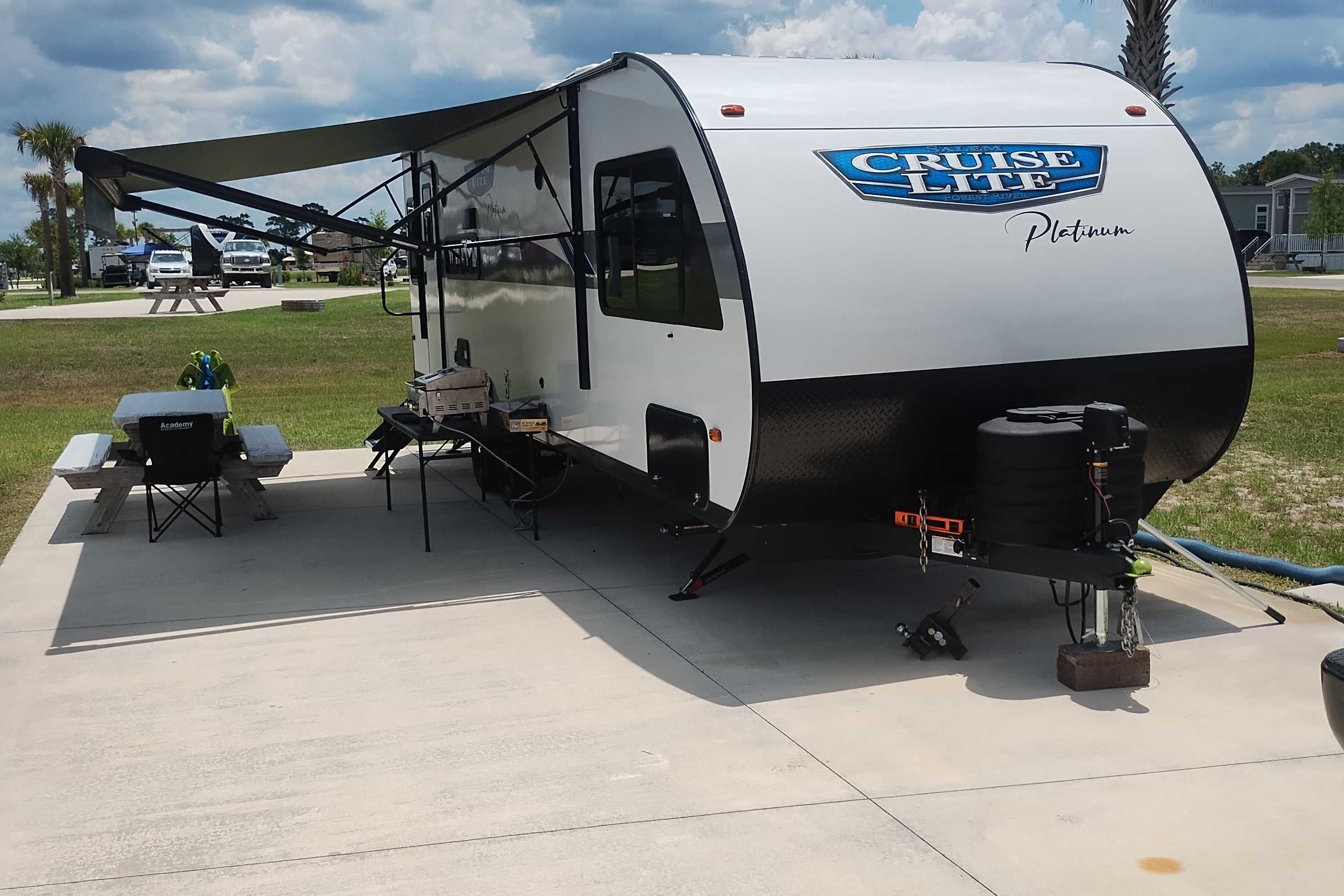 James 's Forest River Platnuim ultralight Travel Trailer