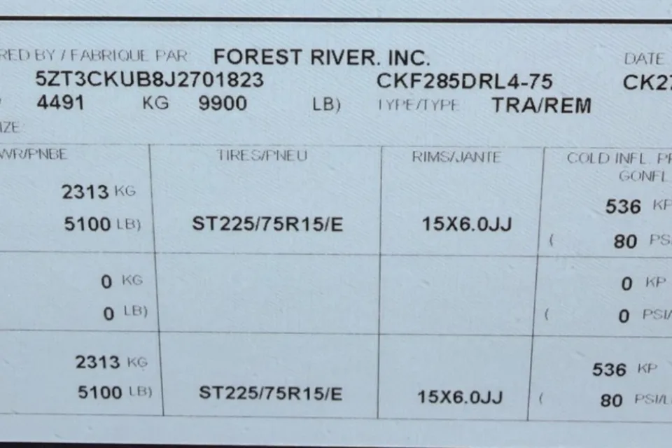 MForest River RV Cherokee Arctic Wolf Limited 285DRL4 Sellettes