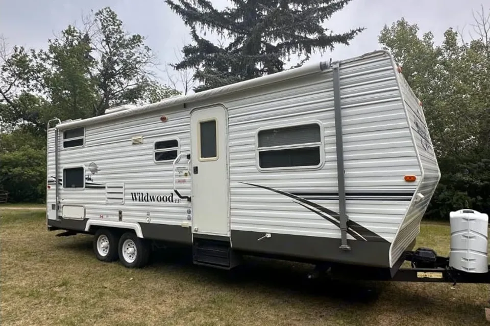 Mike and Brianne's Forest River Wildwood Travel Trailer