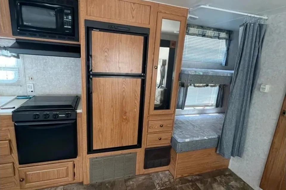 Mike and Brianne's Forest River Wildwood Travel Trailer