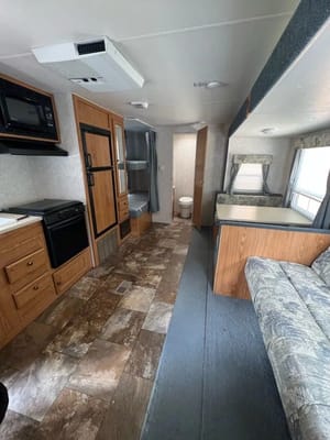Mike and Brianne's Forest River Wildwood Travel Trailer