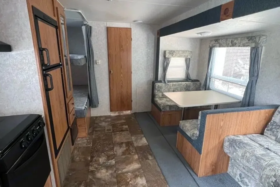 Mike and Brianne's Forest River Wildwood Travel Trailer
