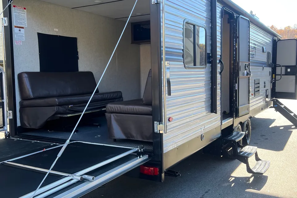 Scott's Forest River Xlr micro boost Toy Hauler