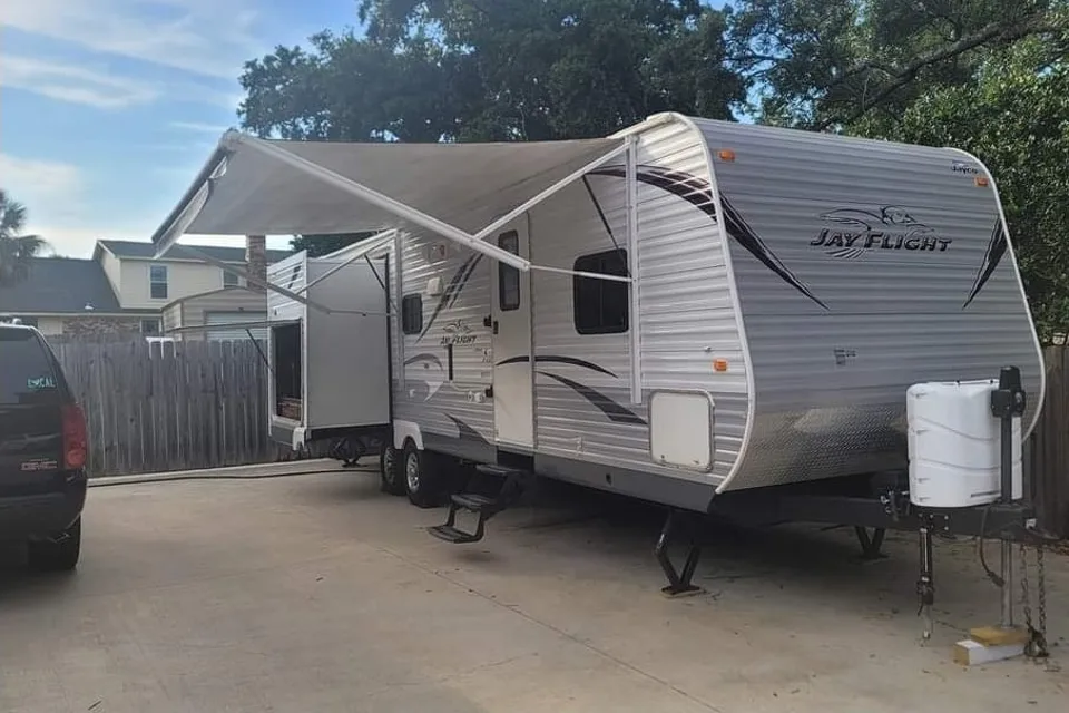 Home away from home!  Jayco 32 Travel Trailer