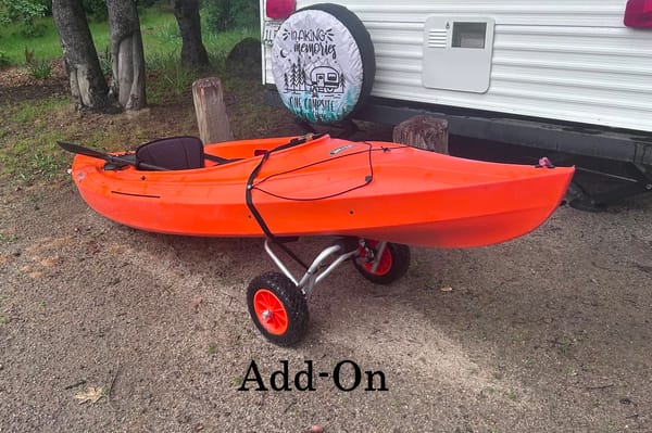 Retro Vintage Hybrid Trailer + Extras Delivery Only