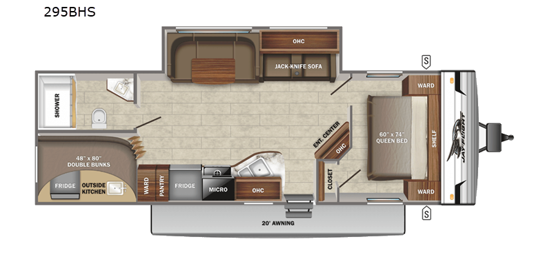 Brad's Jayco Jayco Jay Flight SLX 8 295BHS Travel Trailer