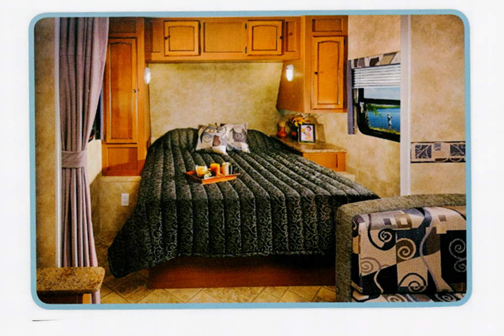 Relaxing at Emerald Bay Travel Trailer 