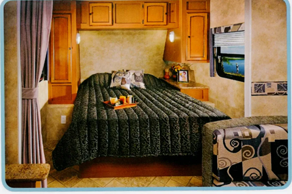 Relaxing at Emerald Bay Travel Trailer 