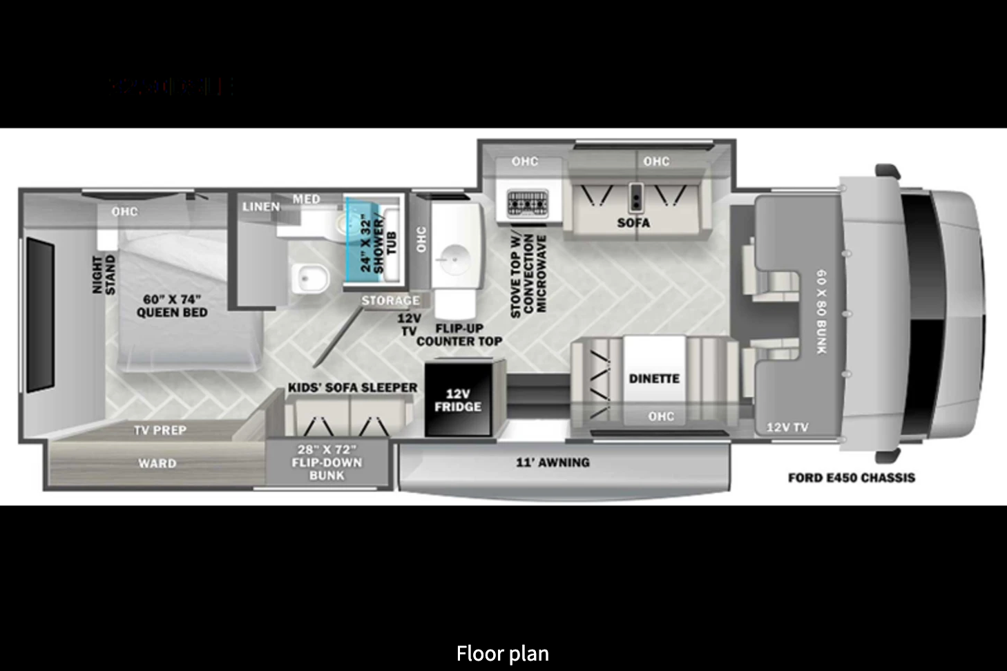 32ft 2022 Forest River Sunseeker 3250DSLE Class C