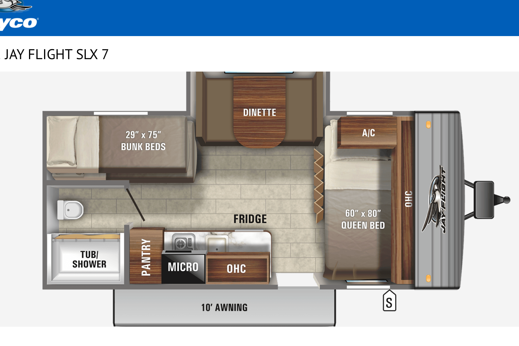 Travis's Jayco Jayflight SLX 184BS 2021 Travel Trailer