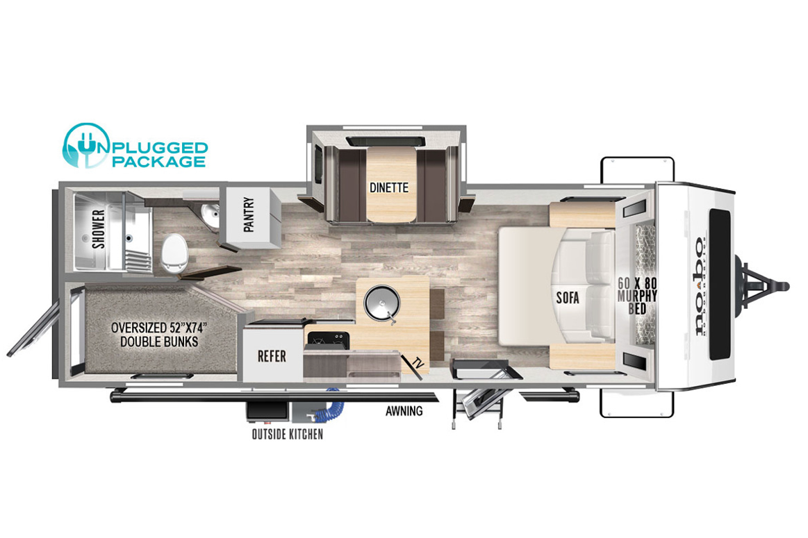 Forest River Nobo 20.3 Travel Trailer
