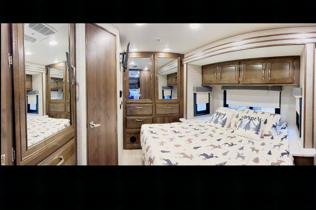 Mildred our Like New 2022 Entegra Esteem 27U-Auto leveling Jacks