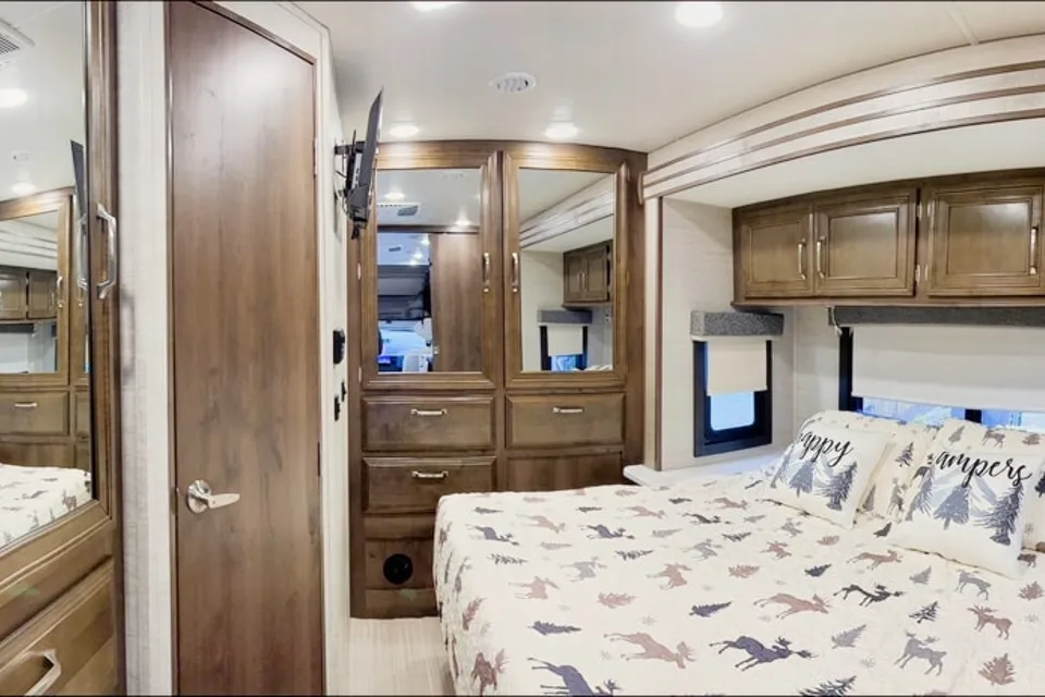 Mildred our Like New 2022 Entegra Esteem 27U-Auto leveling Jacks