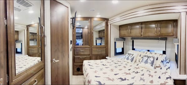 Mildred our Like New 2022 Entegra Esteem 27U-Auto leveling Jacks