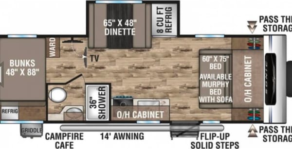 Jess & Justin’s home away from home!