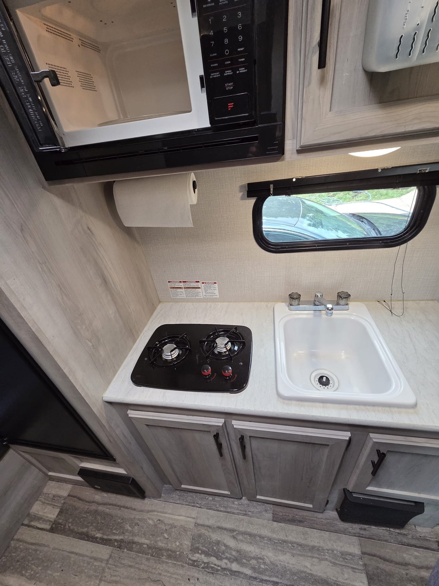 2021!! MOTORIZED FISHING BOAT! E-BIKES! MOVIE PROJECTOR! BBQs! Moe's KZ Sportsmen 190 Toyhauler