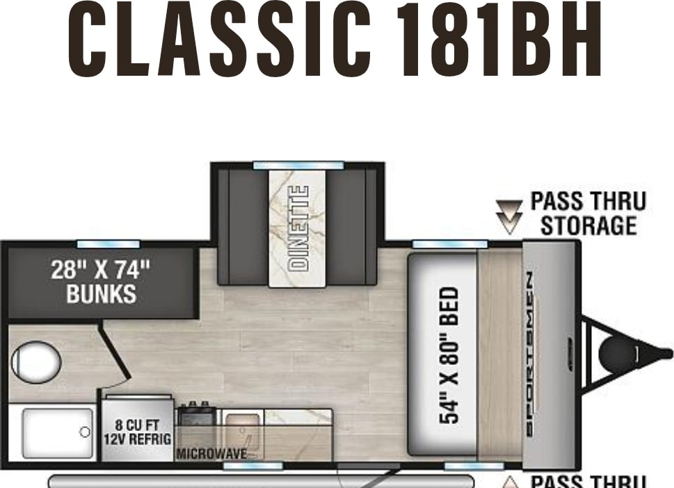 Clean KZ Sportsmen Travel Trailer