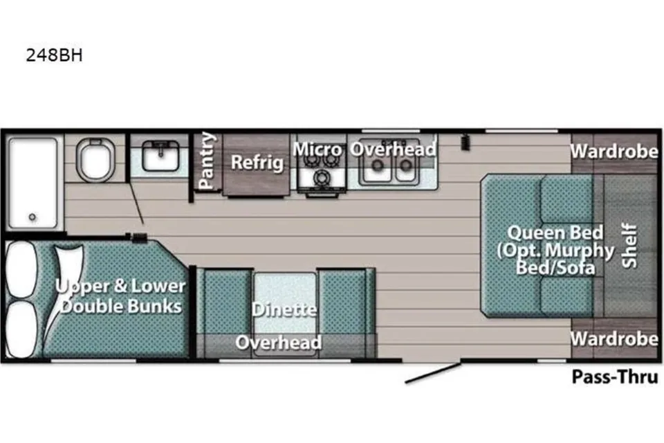 BRAND NEW RV! 2021 Gulf Stream RV Amer-Lite 24BH