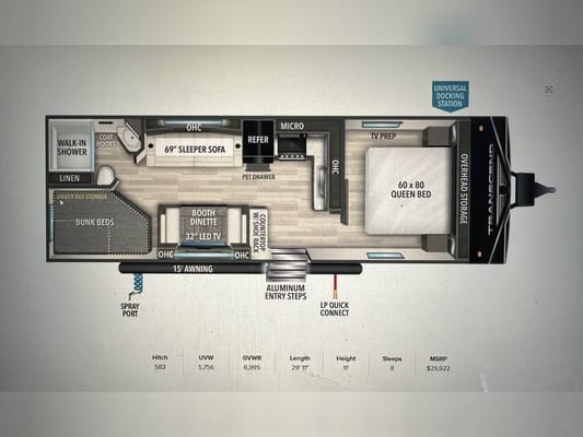 Grand Design Transcend Bunkhouse