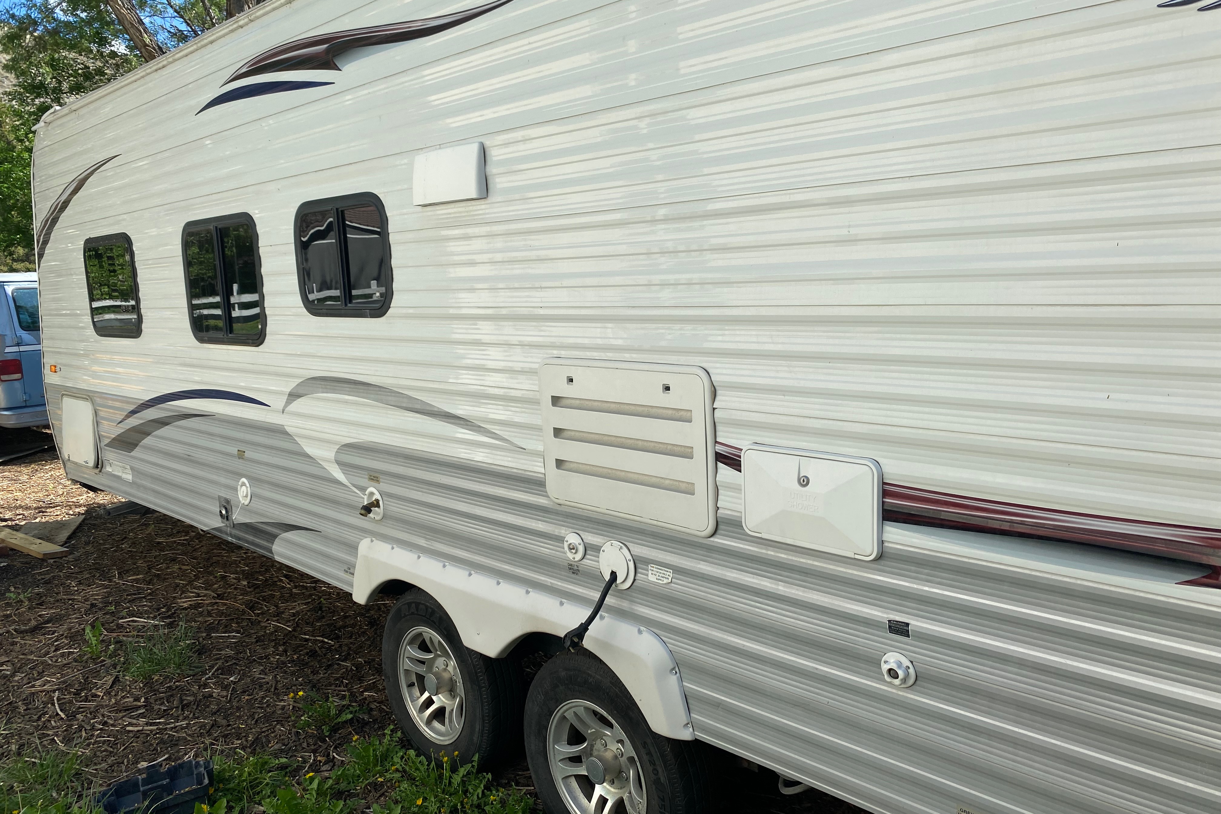 Adventures Await Bunkhouse Travel Trailer
