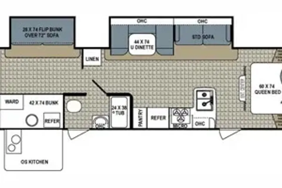 Ken's Kozy Kodiak Express 299BHSL Travel Trailer