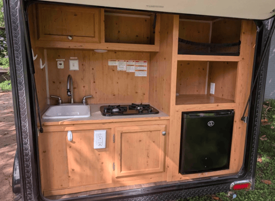 Michael's Sunset Park RV Sunray 109 Micro Trailer