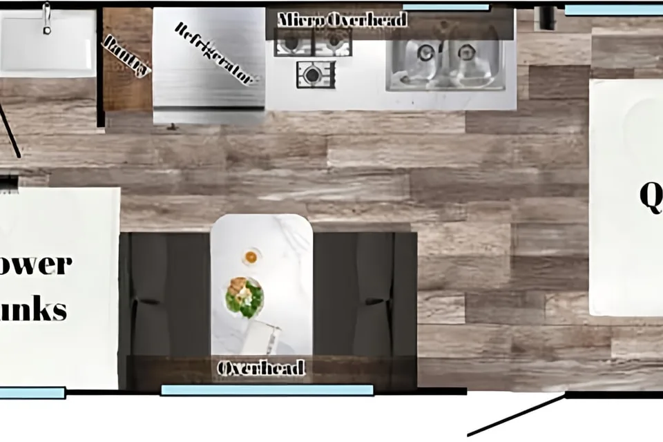 Mike’s Luxury Family bunk house 25ft