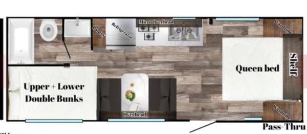 Mike’s Luxury Family bunk house 25ft