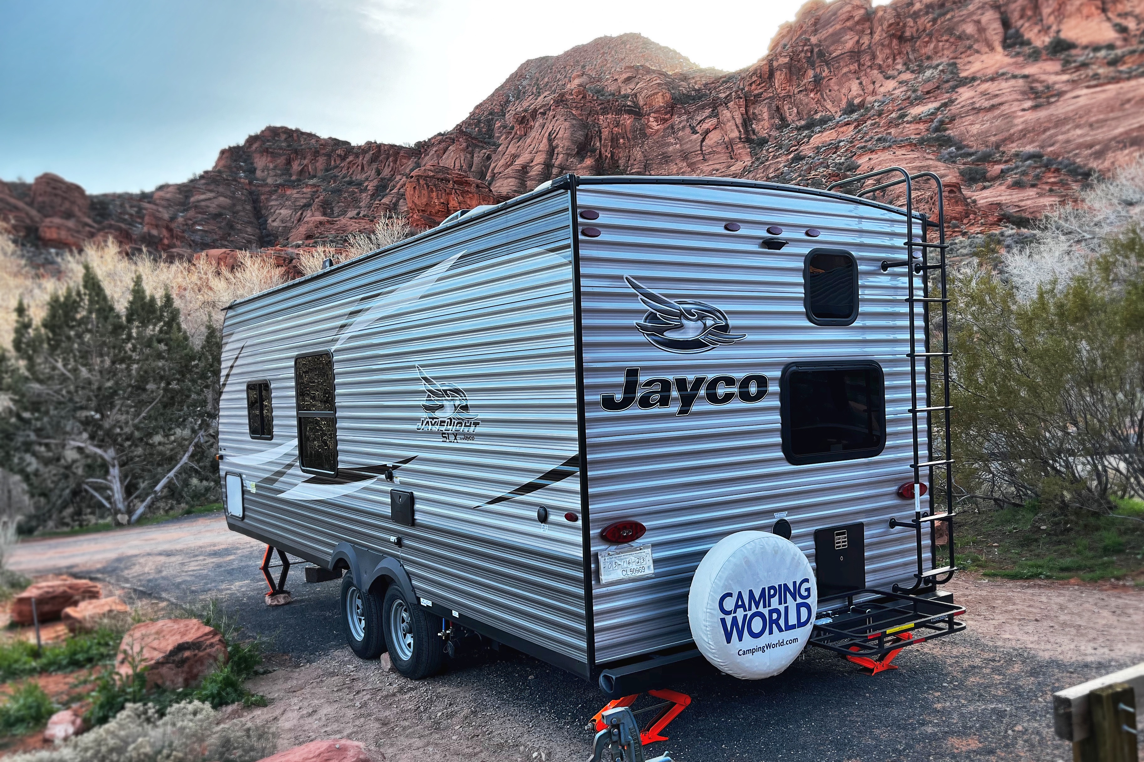 Cactus Flower Jayco Jayfeather 224BH Travel Trailer