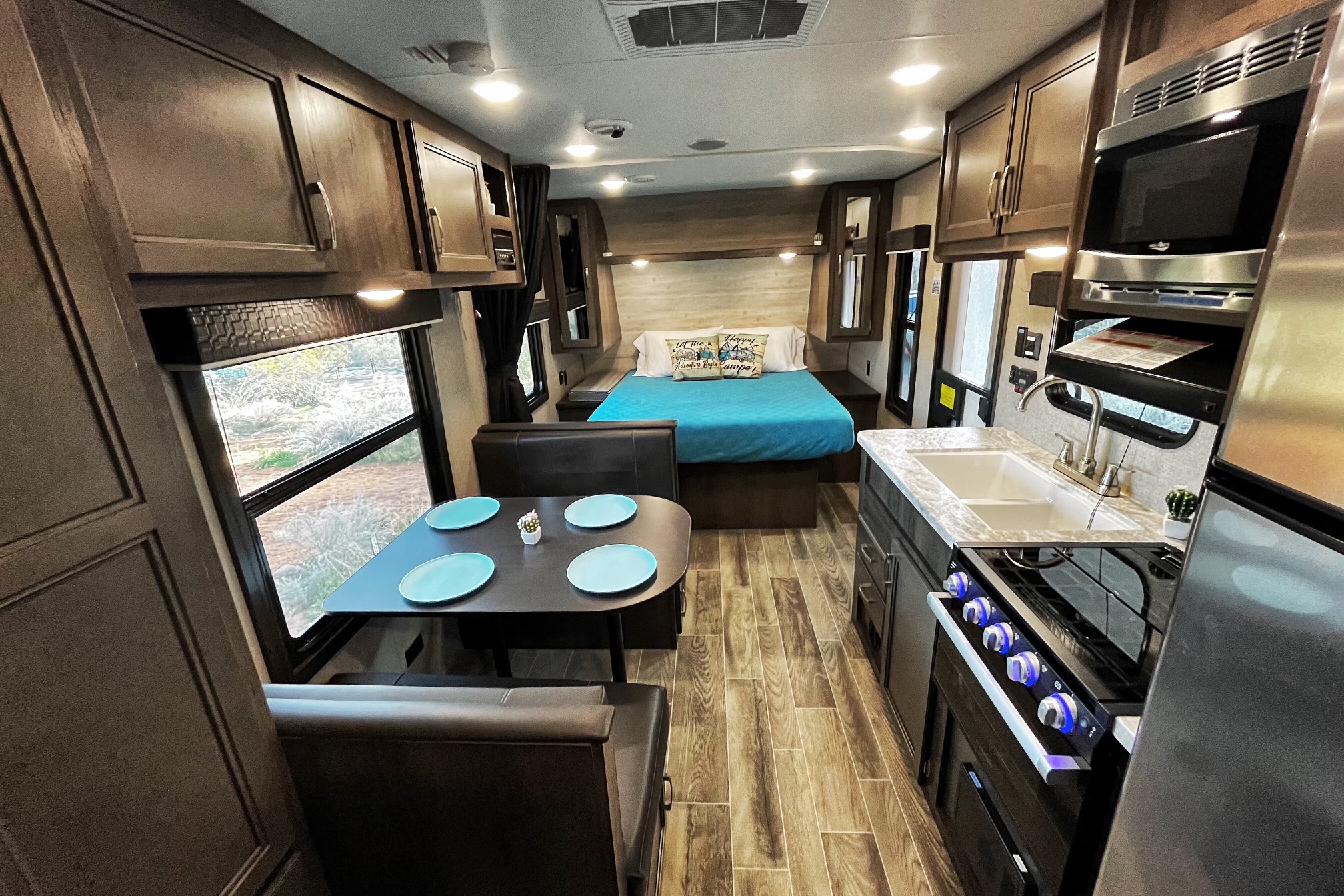 Cactus Flower Jayco Jayfeather 224BH Travel Trailer