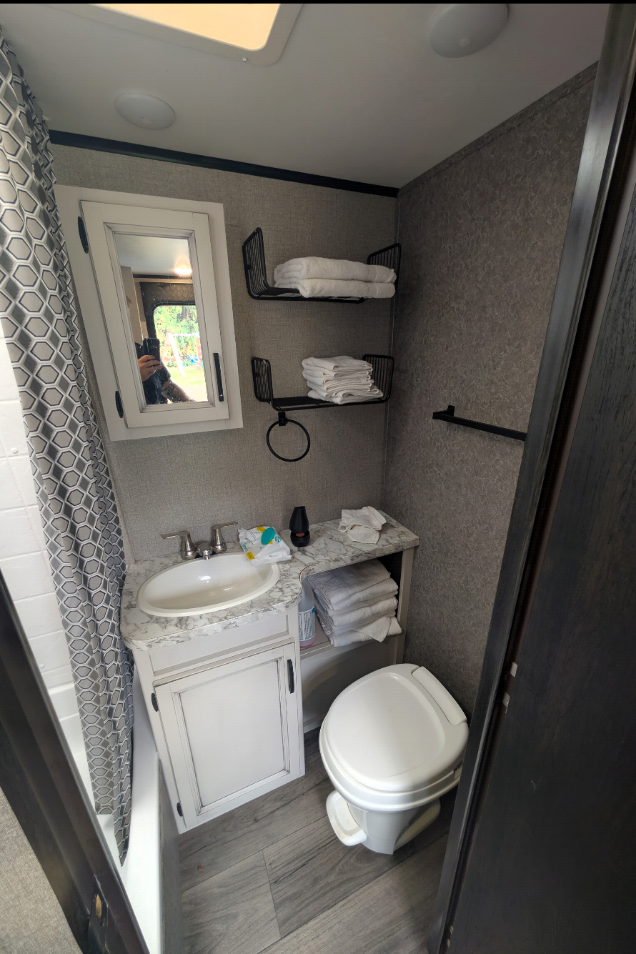 Steve's Jayco Feather light x213 Travel Trailer