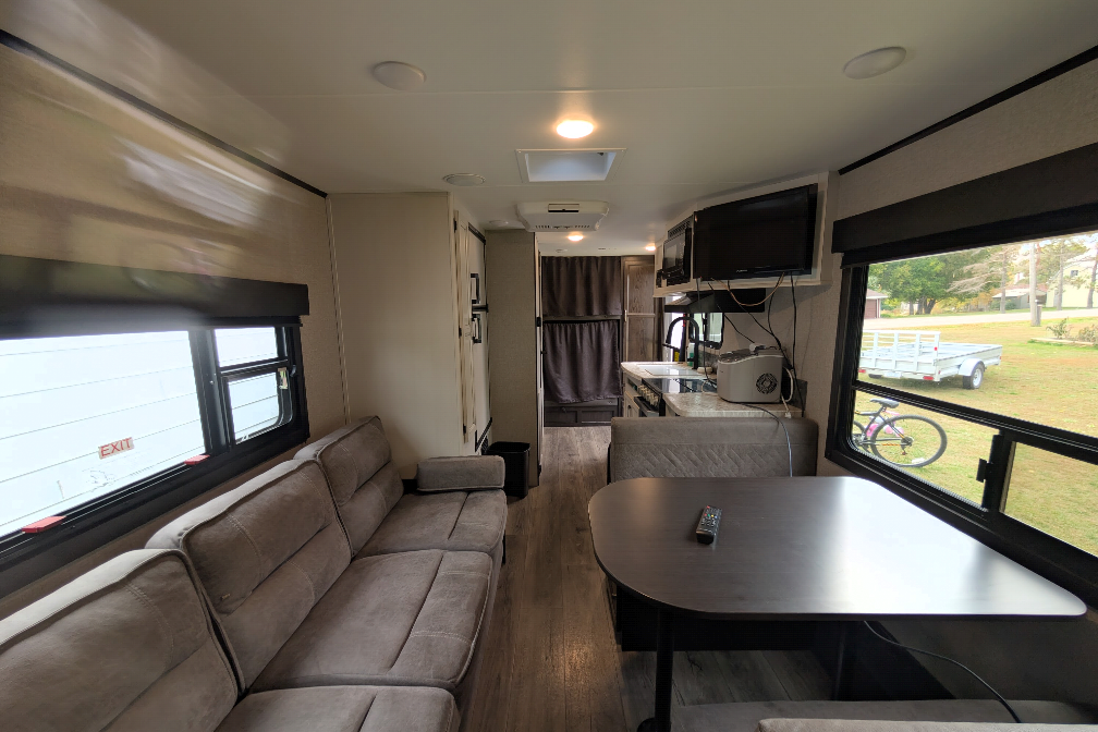 Steve's Jayco Feather light x213 Travel Trailer