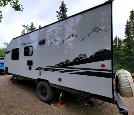 Leigh and Kenzie's Forest River Cherokee Wolf Pup 16FQBL Travel Trailer