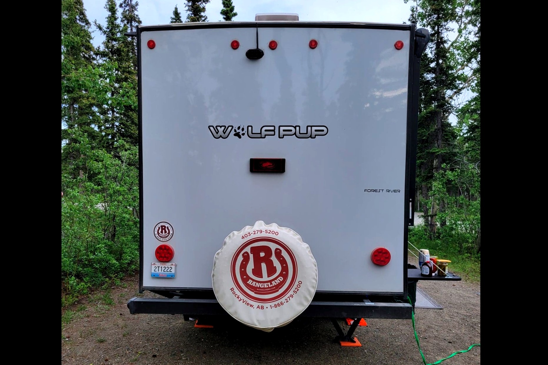 Leigh and Kenzie's Forest River Cherokee Wolf Pup 16FQBL Travel Trailer