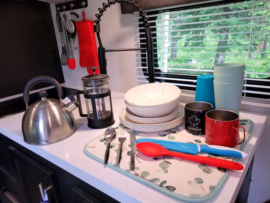 Leigh and Kenzie's Forest River Cherokee Wolf Pup 16FQBL Travel Trailer