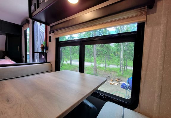 Leigh and Kenzie's Forest River Cherokee Wolf Pup 16FQBL Travel Trailer